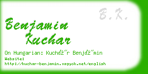 benjamin kuchar business card